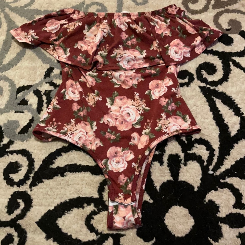 Off the shoulder body suit